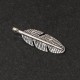 Přívěšek pírko 30x9mm 1ks starostříbro