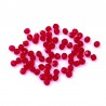 Ohňovky broušené 3mm 70ks červená
