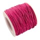 Povoskovaná šňůrka 1mm 5m růžová