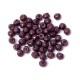 Korálky skl. houbičky 4x3mm 50ks fialová tmavá