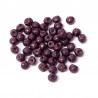 Korálky skl. houbičky 4x3mm 50ks fialová tmavá