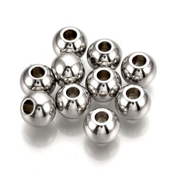 Korálky nerez.ocel 304 4x3mm 25ks