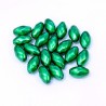 Voskované perle 12x7mm 20ks zelená