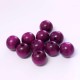 Korálky dřevěné 12mm 10ks fuchsiová