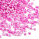 Voskované perličky plast 6mm 50ks růžová dvoubarevná