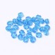 Ohňovky broušené 6mm 30ks modrá, průhledná